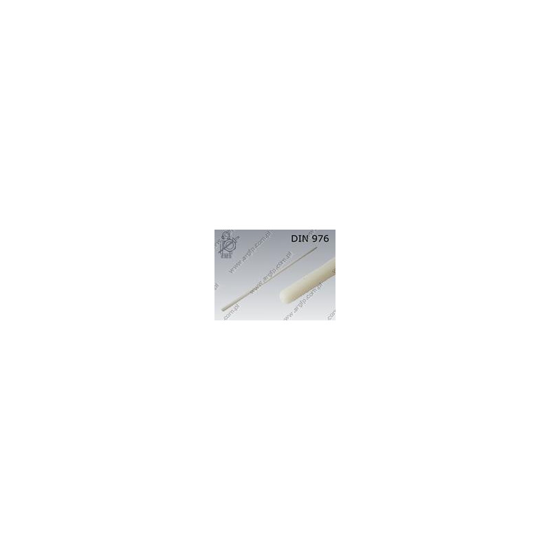 Pręt gwint. M 4×1000-PA6 DIN 976