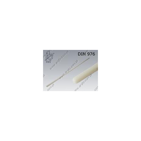Pręt gwint. M 4×1000-PA6 DIN 976