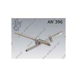 Nit z. Trebol łeb płaski 4×18,8-Al/Al AN 396