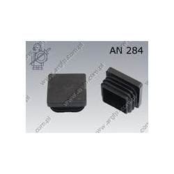 Zaślepka do rur 30×30-PE czarna AN 284