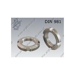 Nakrętka łożyskowa KM 1 M12×1 surowe DIN 981